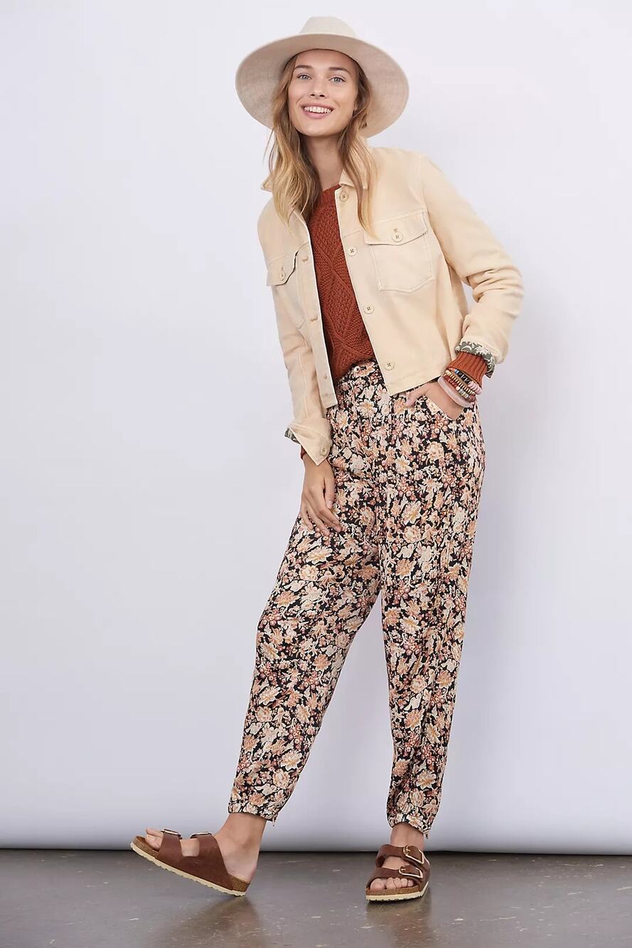 Anthropologie Diandra Pleated Joggers, size 6
